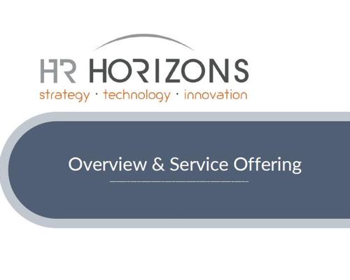 HR Horizons Overview and Service Offering
