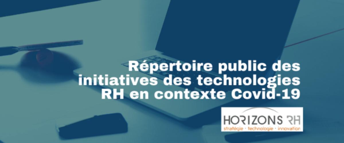 Répertoire public des initiatives technologiques RH québécoises et canadiennes