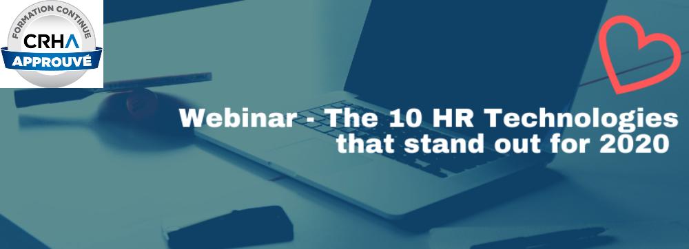 Webinar - The 10 HR Technologies that stand out for 2020