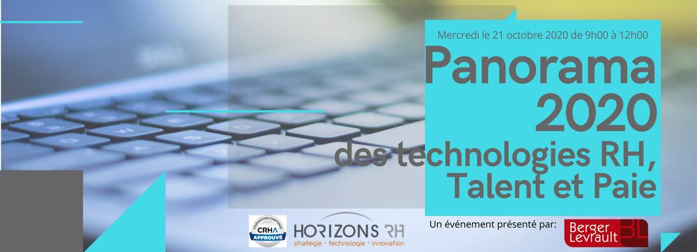 Panorama 2020 des technologies RH, talent et paie