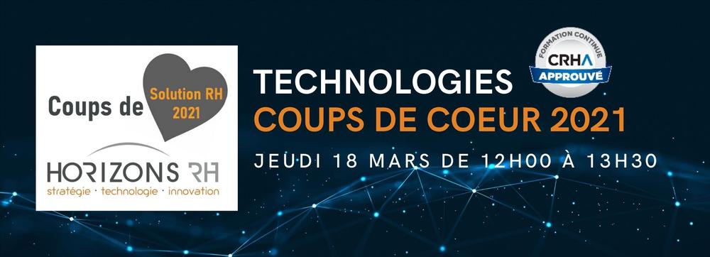 Les technologies « Coups de cœur 2021 » d’Horizons RH