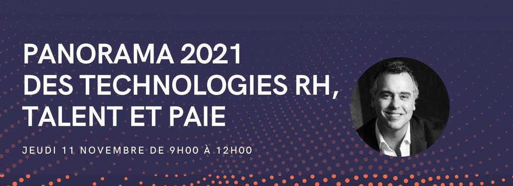 Panorama 2021 des technologies RH, talent et paie