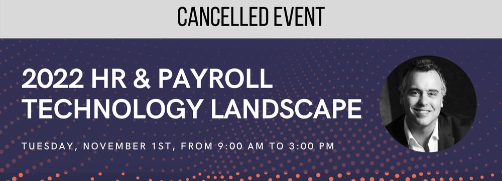 2022 HR & Payroll Technologies Landscape