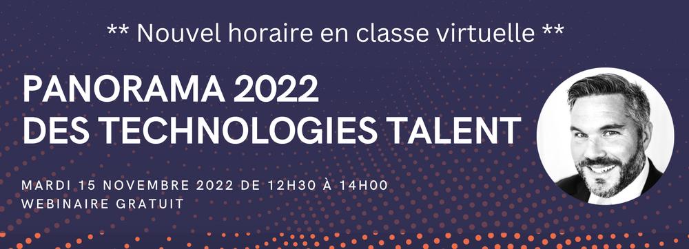 Panorama 2022 des technologies Talent