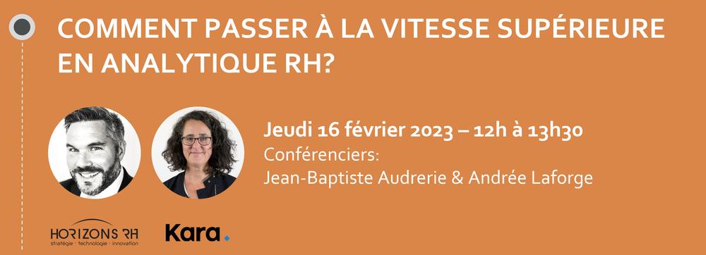 Webinaire – Comment passer à la vitesse supérieure en analytique RH?