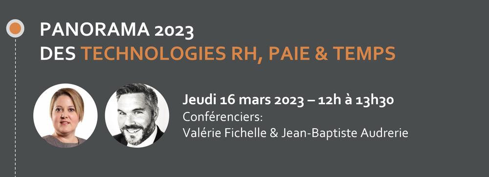 Panorama 2023 des technologies RH, paie et temps